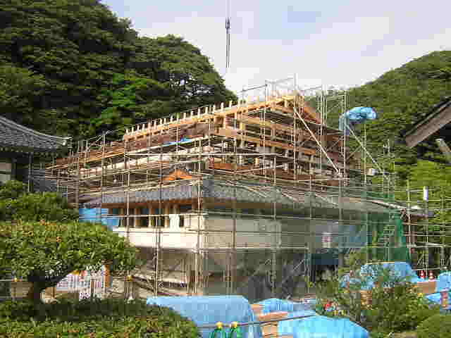 母屋・棟木取替